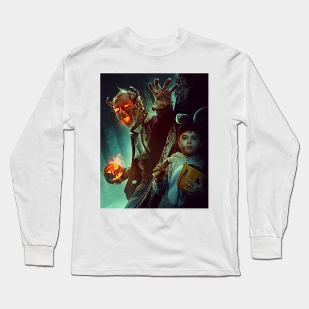 Stingy Jack Long Sleeve T-Shirt by Jeff Chapman